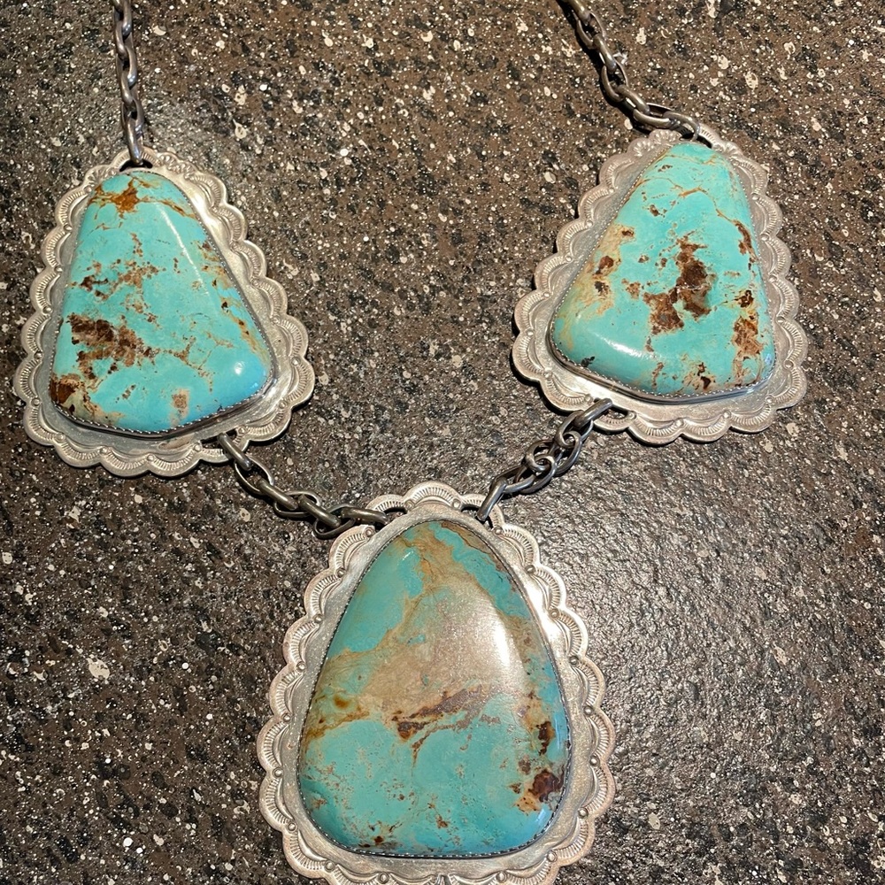 **Turquoise Statement Necklace**
